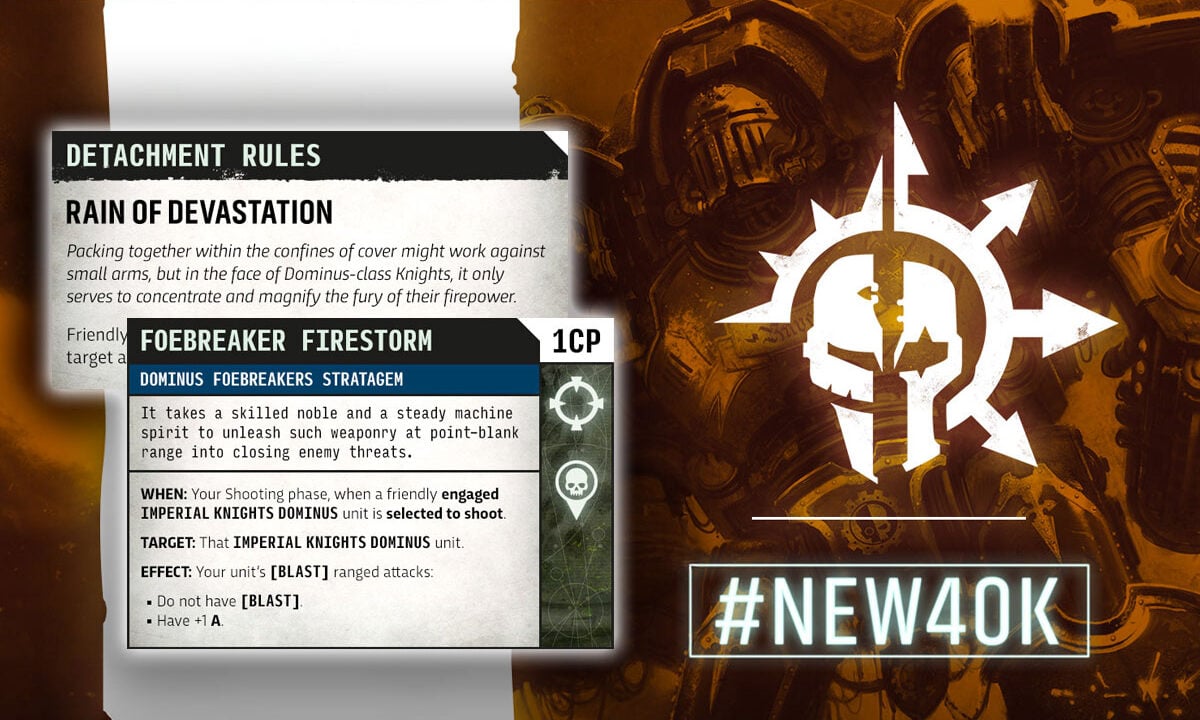 11th Edition imperial knights detachments rules