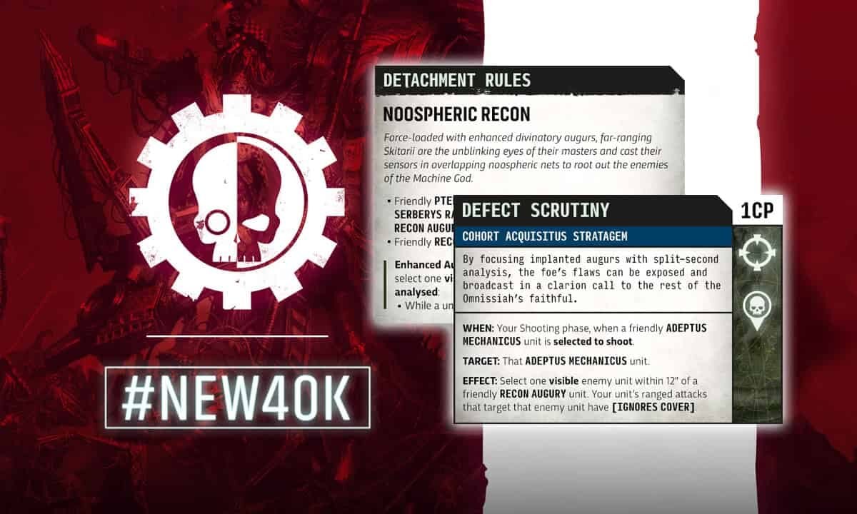 11th edition adeptus mechanicus detachment