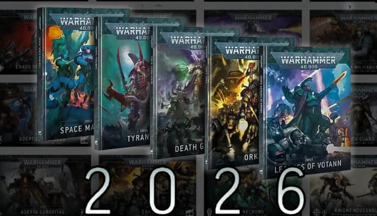 2026 Warhammer 40k 11th edition codex books
