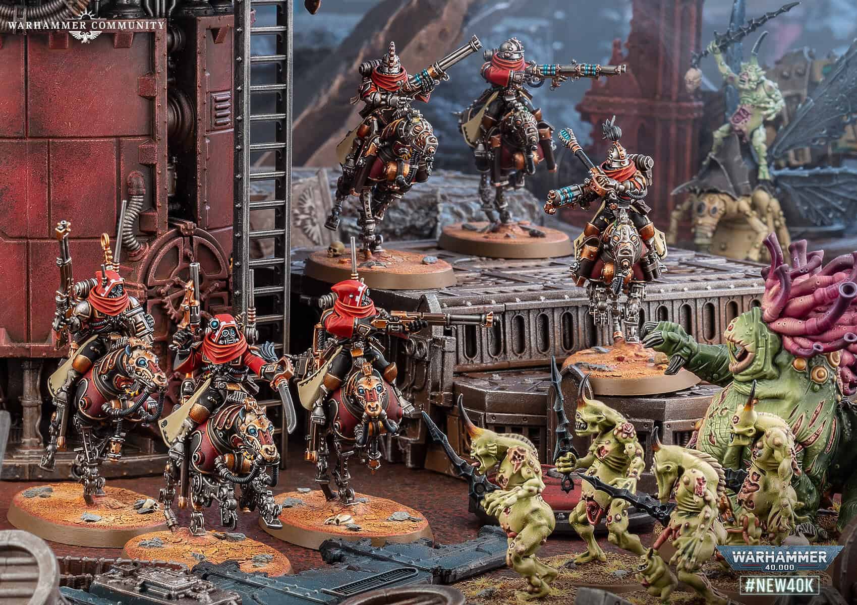 11th edition Adeptus Mechanicus Cohort Acquisitus detachment Skitarii model art