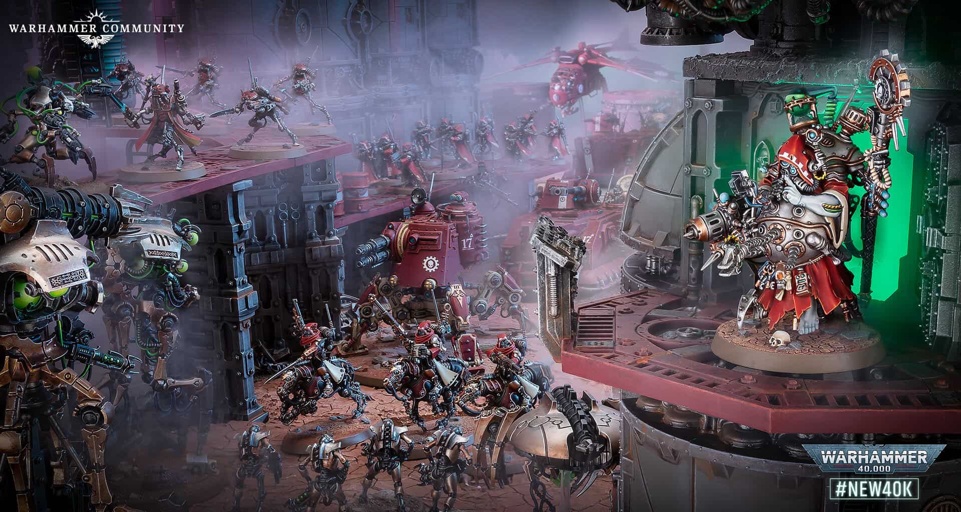 11th edition Adeptus Mechanicus Lords of the Forge detachment Tech-Priest model art