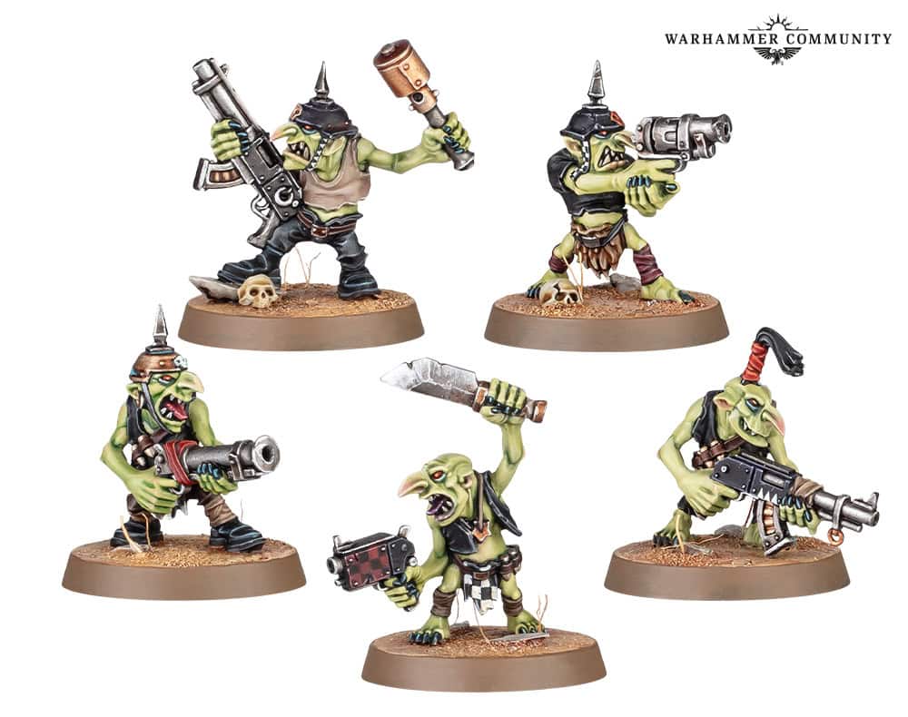 New Gretchin from the 40k Armageddon Ork Boyz sprues