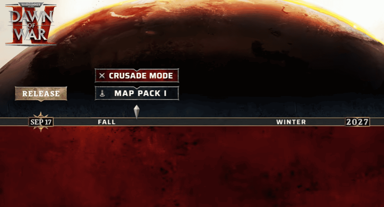 Dawn of War IV Roadmap