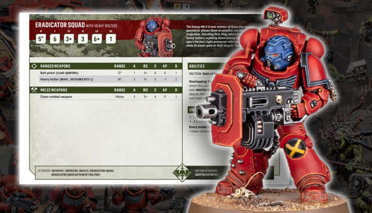 Eradicators with Heavy Bolters rules warhammer 40k armageddon box 11th edition