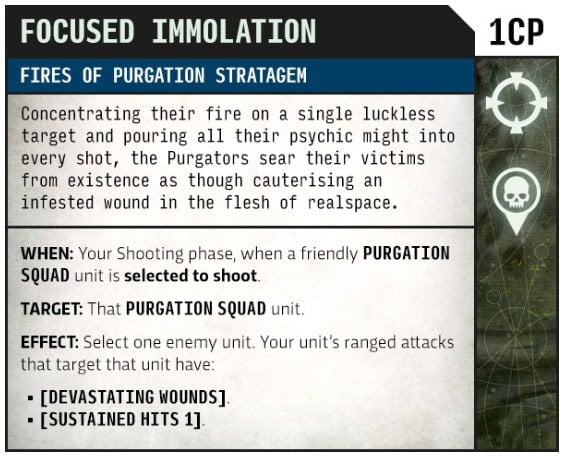 Fires of Purgation Stratagem