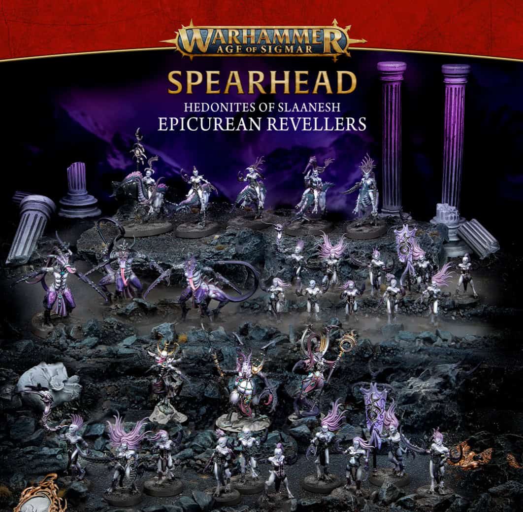 Hedonites of Slaanesh Spearhead