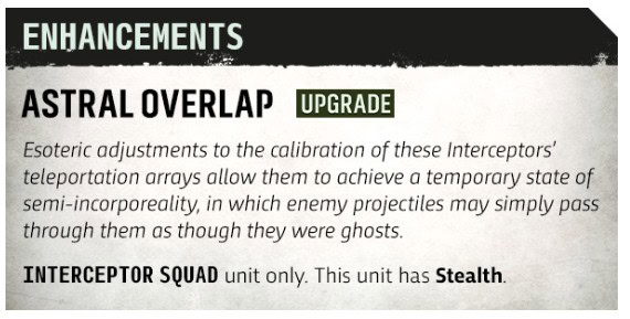 Immaterial Interdiction Enhancement