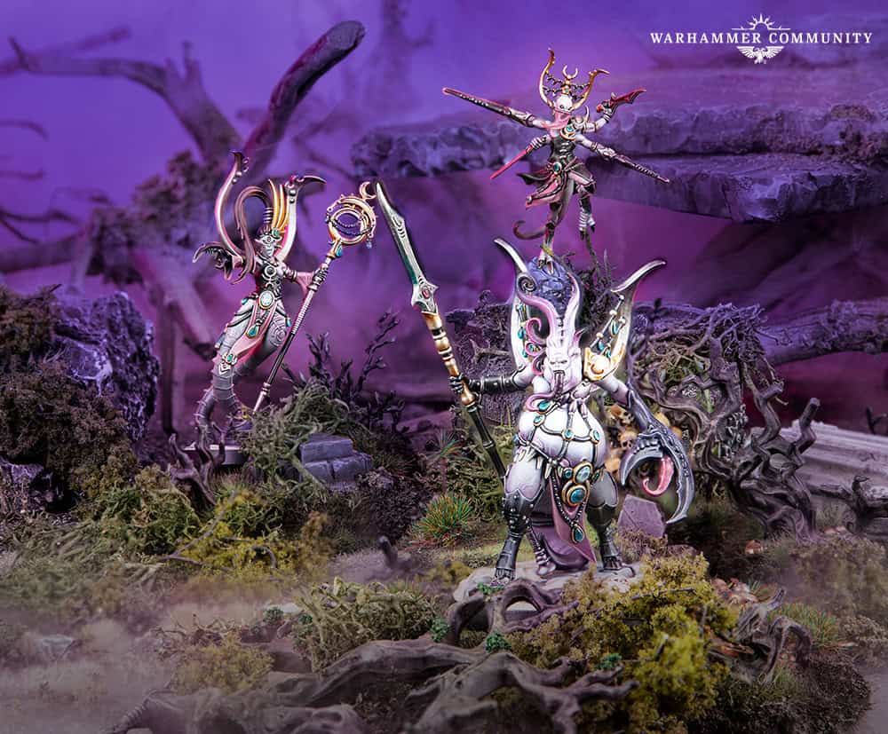 Thricefold Discord Slaanesh Heralds models