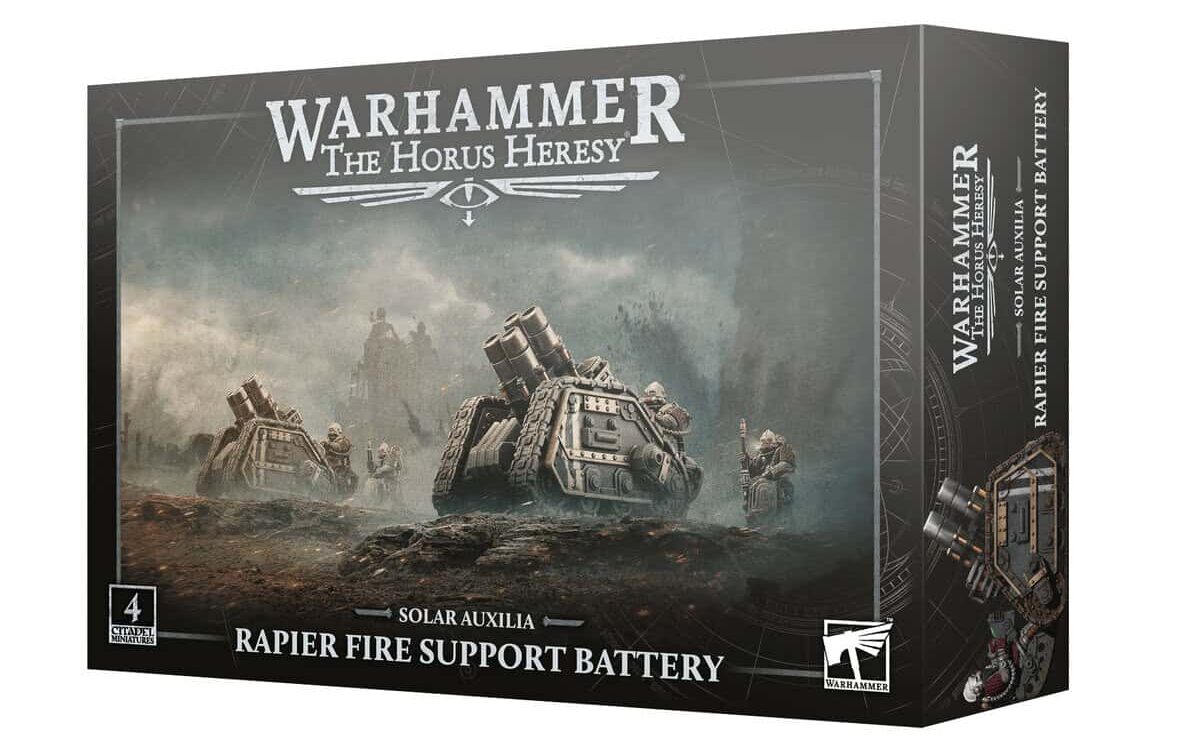 Solar Auxilia Rapier Fire Support Battery box art