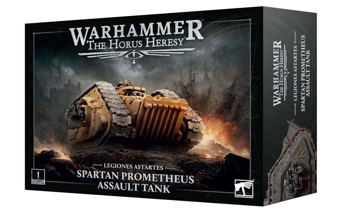 Spartan Prometheus Assault Tank box art