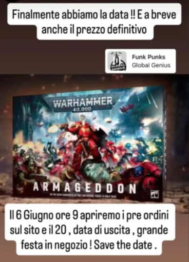italian warahmmer 40k 11th edition release date
