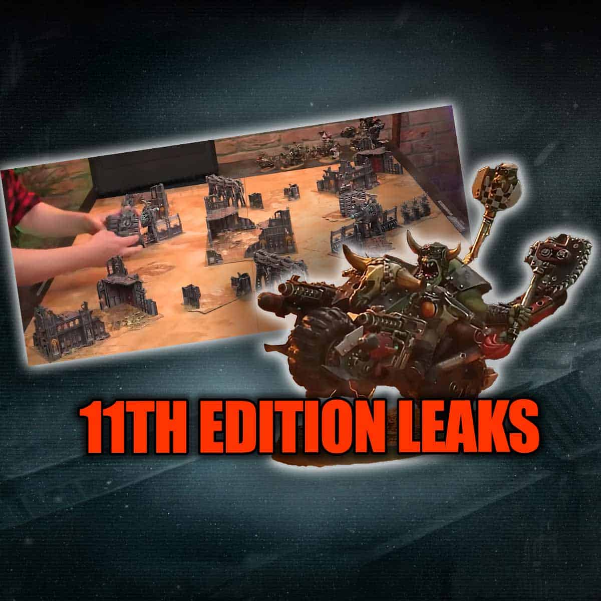 more new 11th terrain set from games workshop and new ork bikers leaks confrimed
