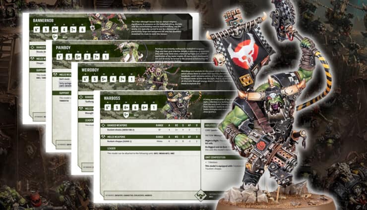new 11th edition orks datasheet rules warboss bannernob painboy weirdboy