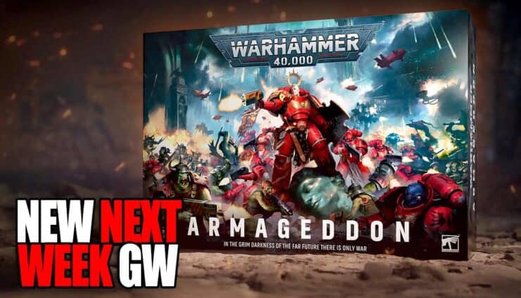 sunday preview 40k armageddon starter set pre order new next week
