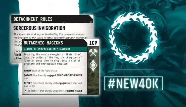 thousand sons 11th edition detachment rules warhammer 40k