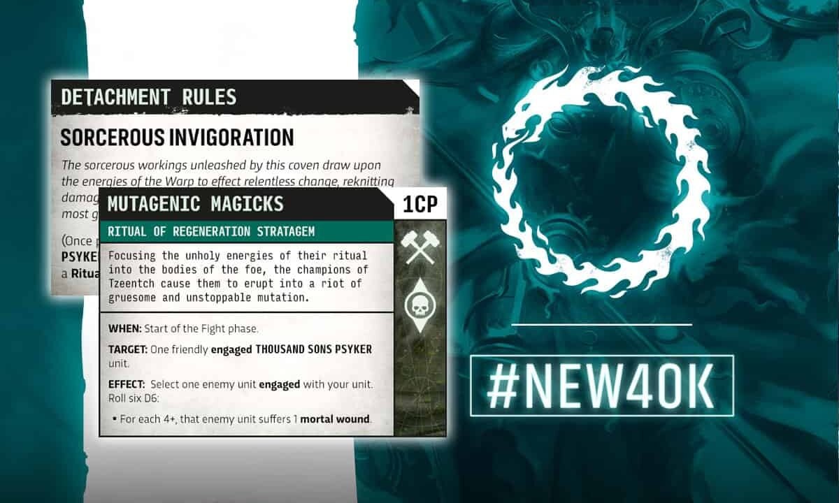 thousand sons 11th edition detachment rules warhammer 40k