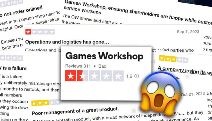 trust pilot reviews games workshop business
