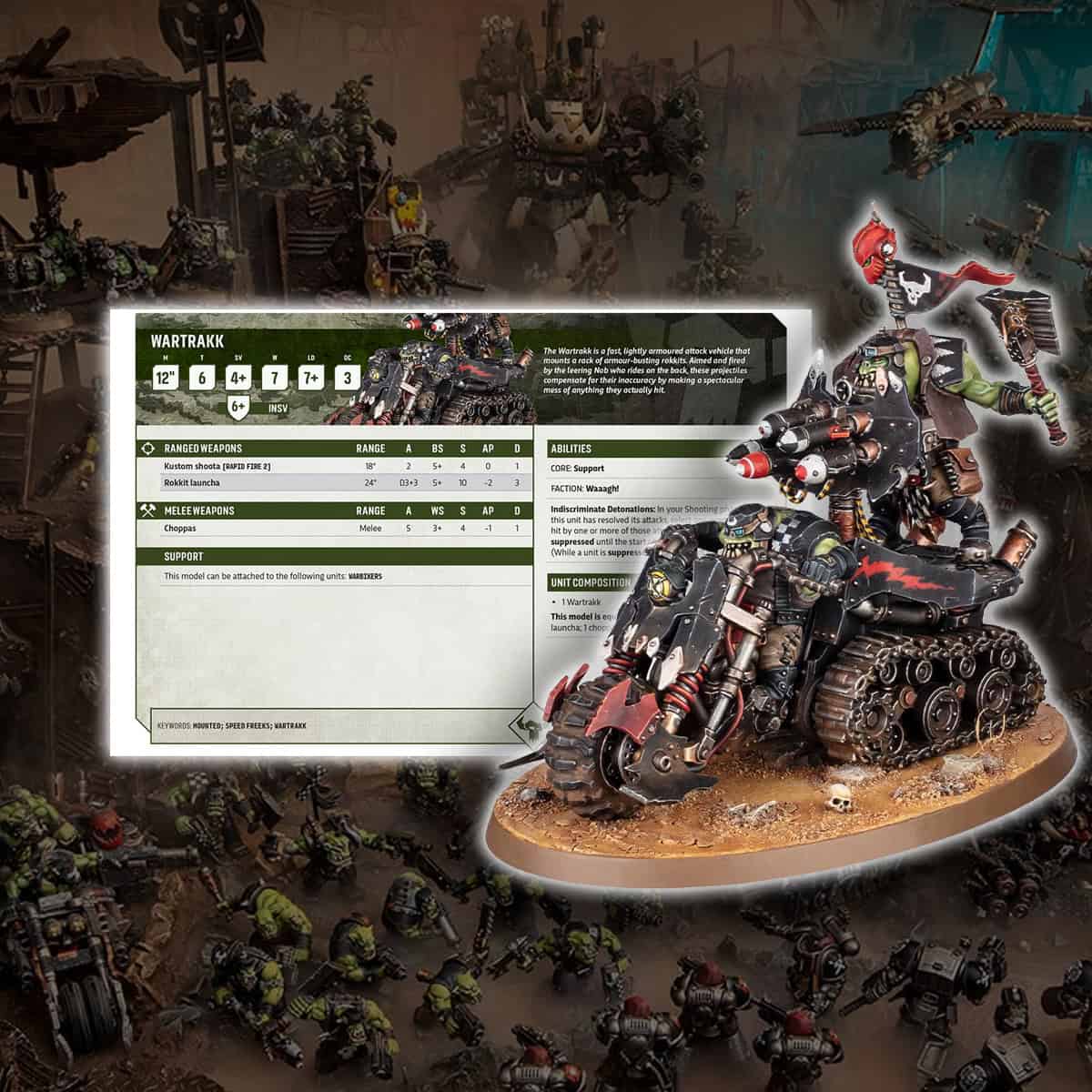 wartrakk new rules warhammer 40k orks armageddon