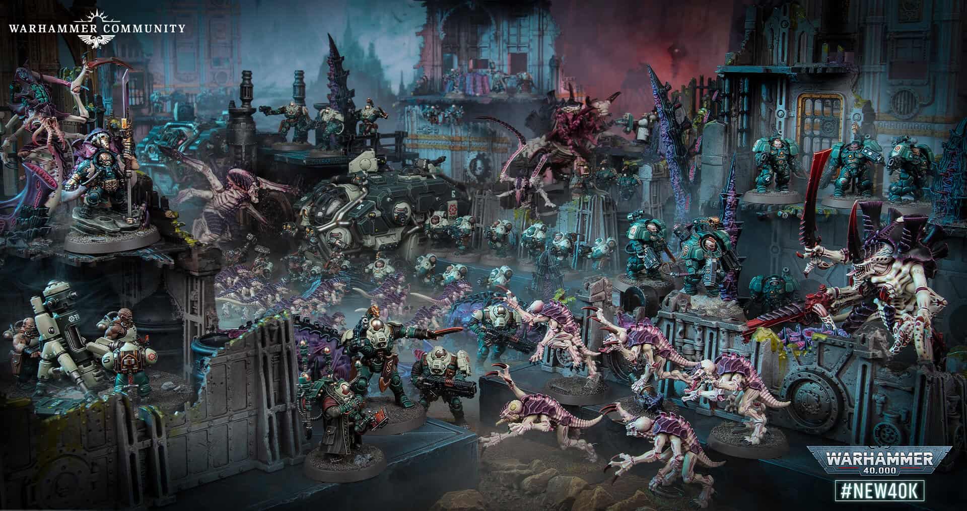 Leagues of Votann faction art for the 11th Edition Faction Pack