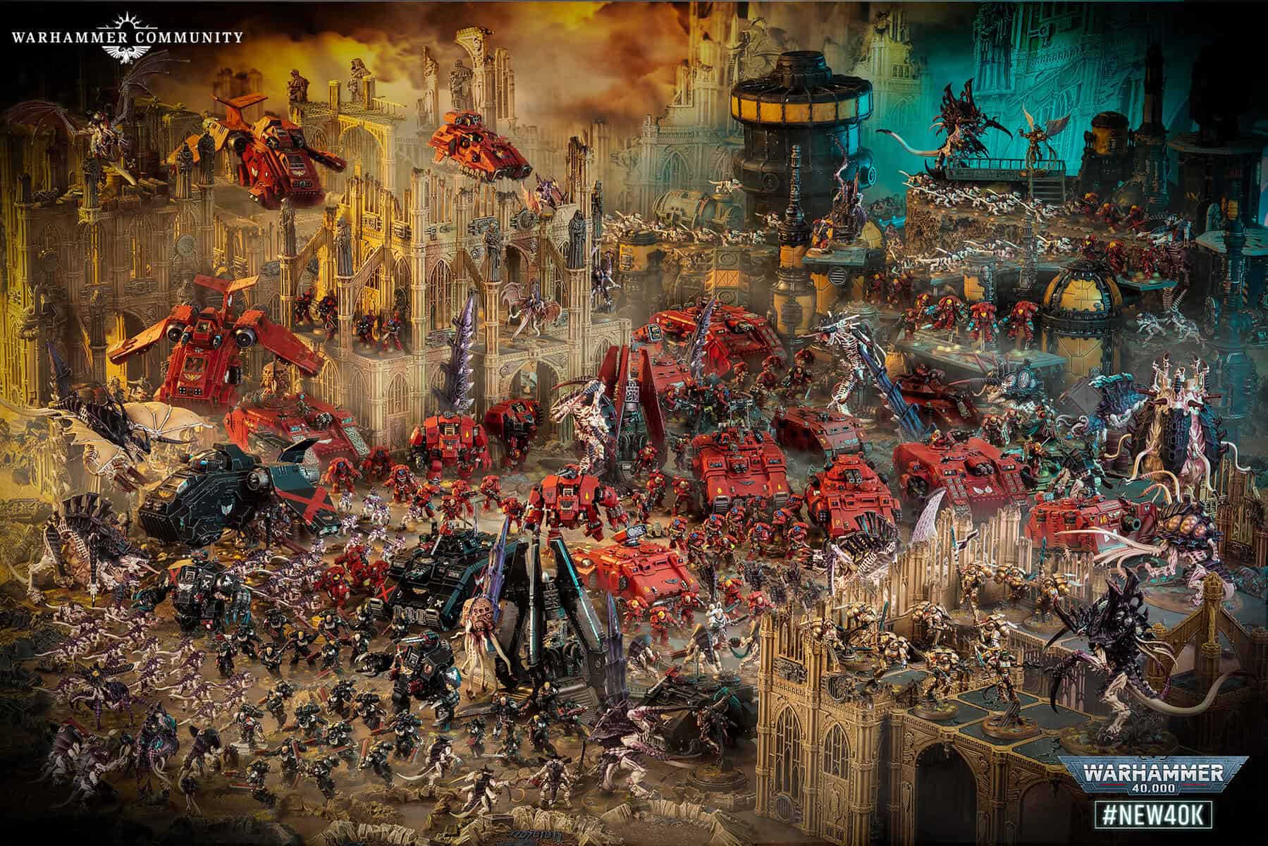 Warhammer 40k 11th edition terrain rules with -1 BS cover and +1 BS elevated shooting