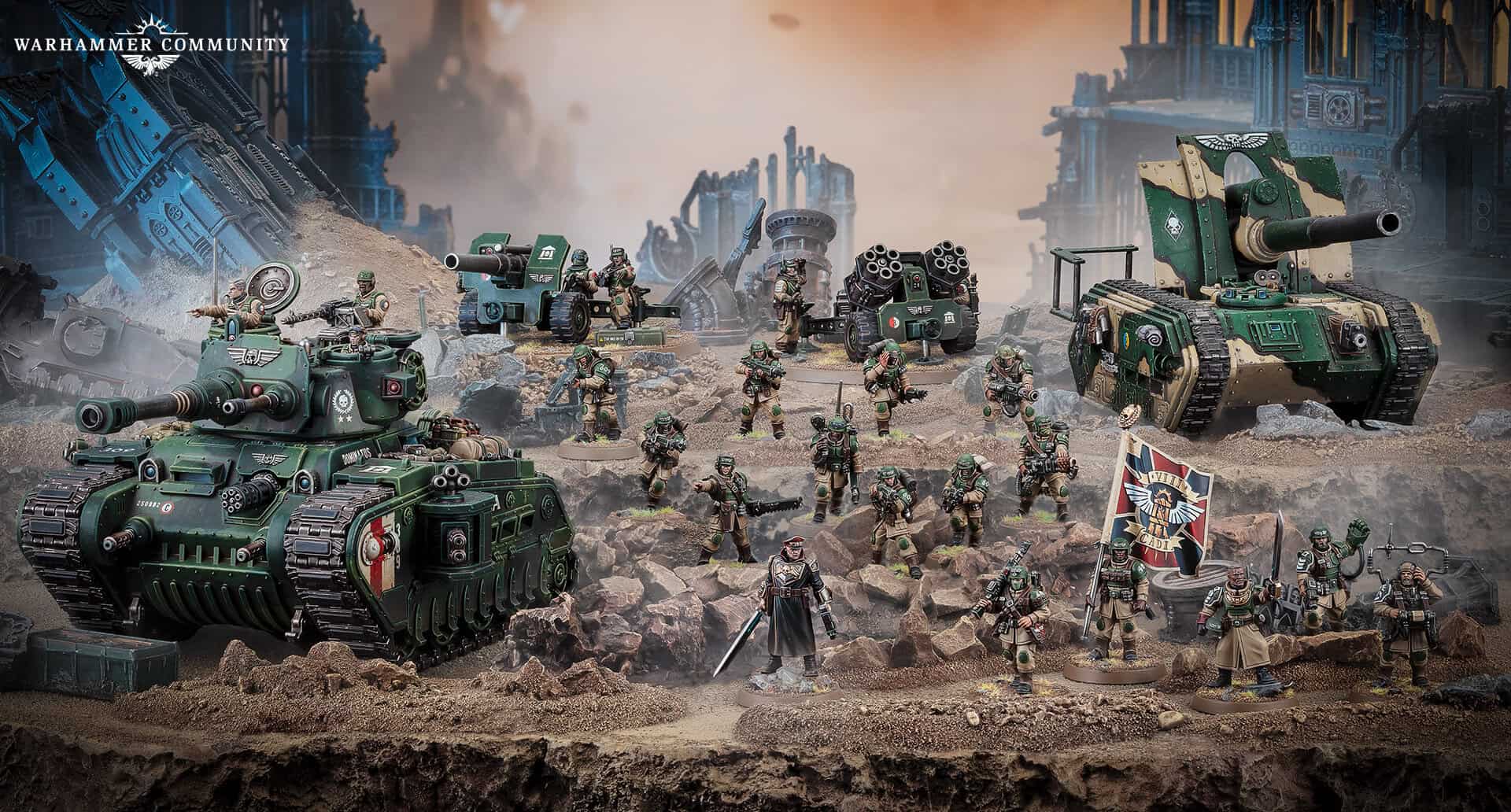 Astra Militarum Platoon battleforce box contents