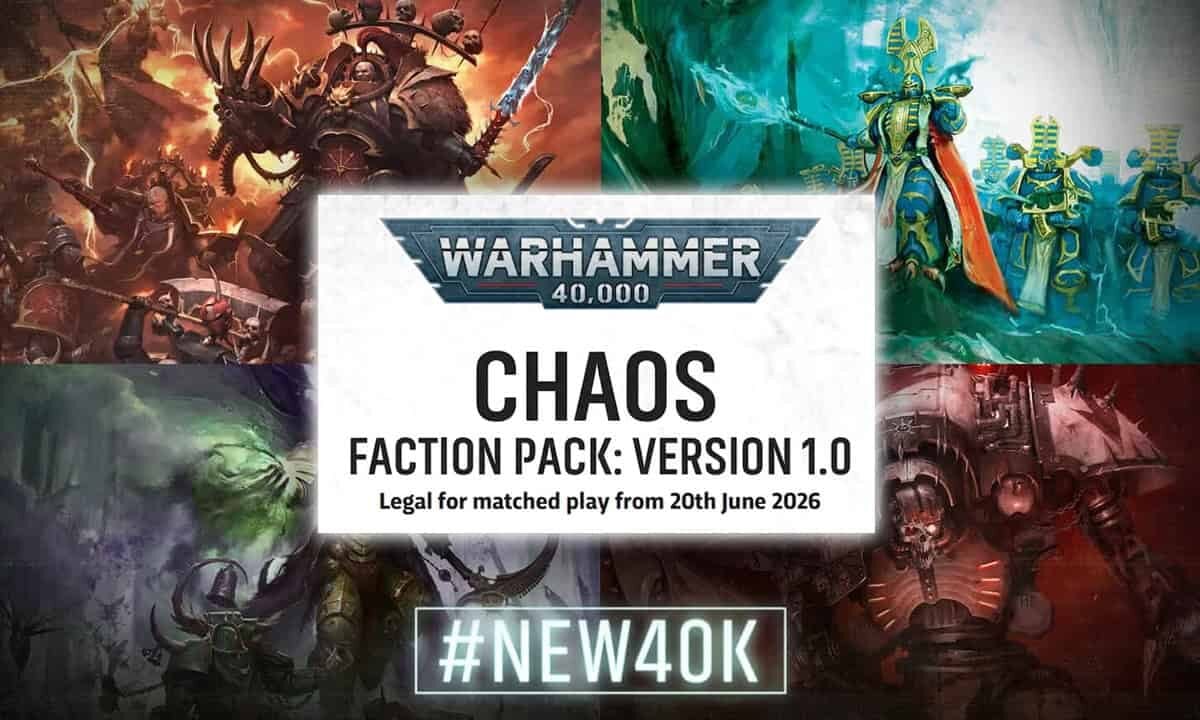 Chaos Faction Pack Rules Warhammer 40k 11th edition