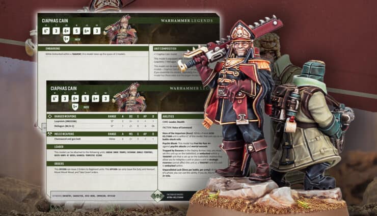 Ciaphas Cain rules warhammer 40k commissar
