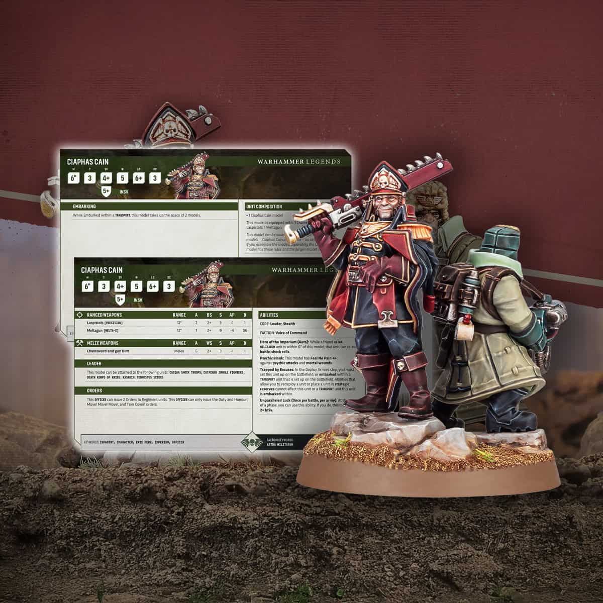 Ciaphas Cain rules warhammer 40k commissar