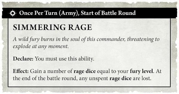 Generals Handbook 2026 unbridled rage rules