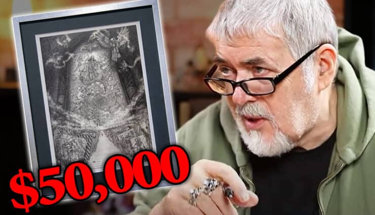John blanche artwork sells for 50k warhammer 40k