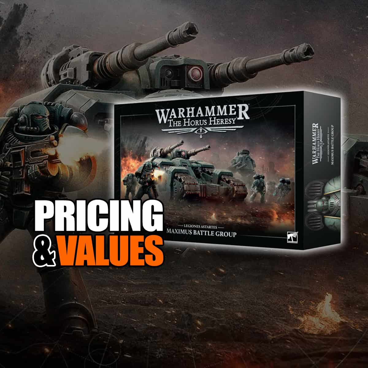 Maximus Battlegroup pricing and value box