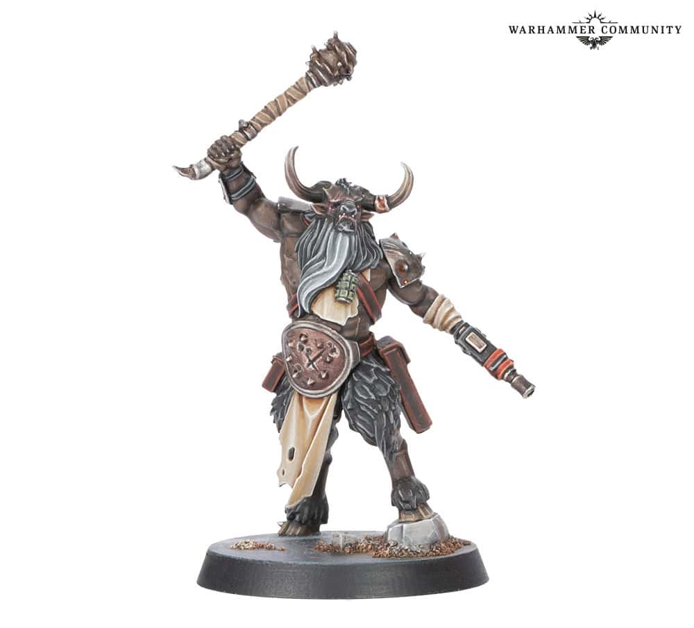 Warhammer Miniature of the Month July Fellgor Beastman banner
