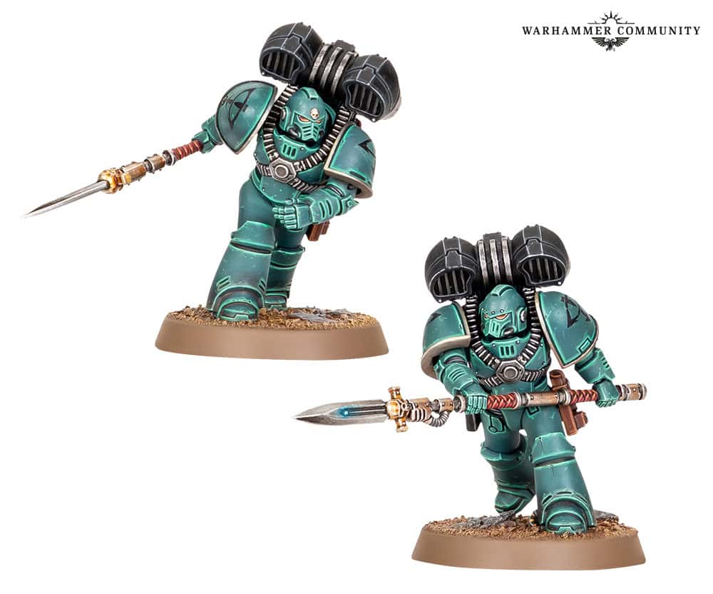 MkIV Veteran Assault Marines with power lances