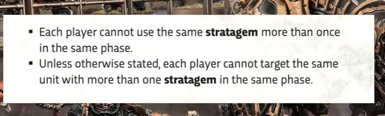 No stacking Stratagems