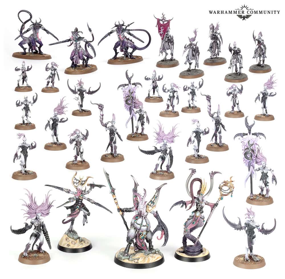 Spearhead Epicurean Revellers Hedonites of Slaanesh