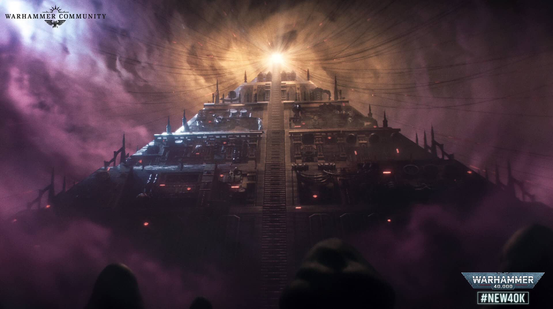 The Emperor on the Golden Throne in the Warhammer 40k 11th Edition cinematic trailer
