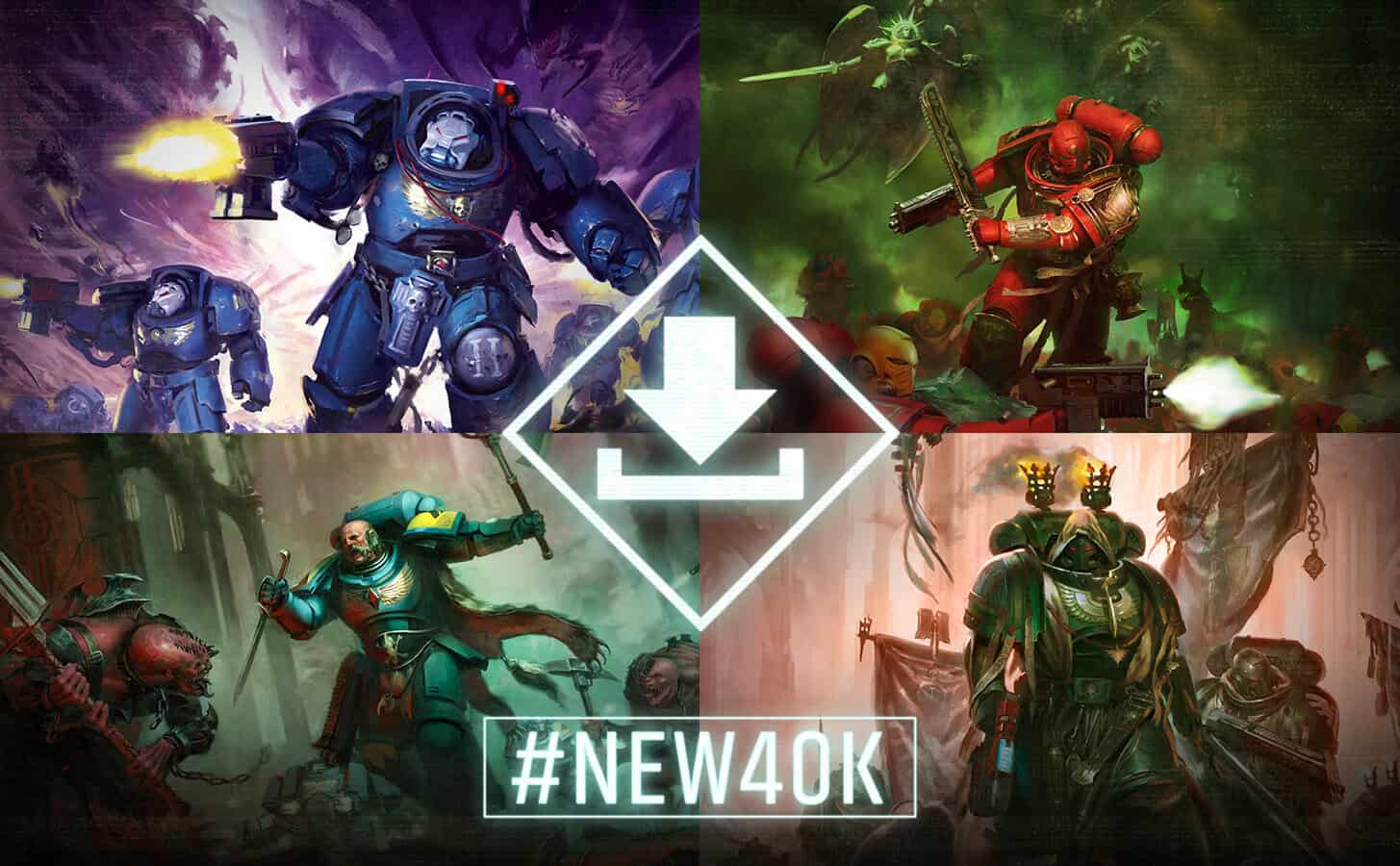 Warhammer 40k 11th edition Space Marines Faction Pack feature art