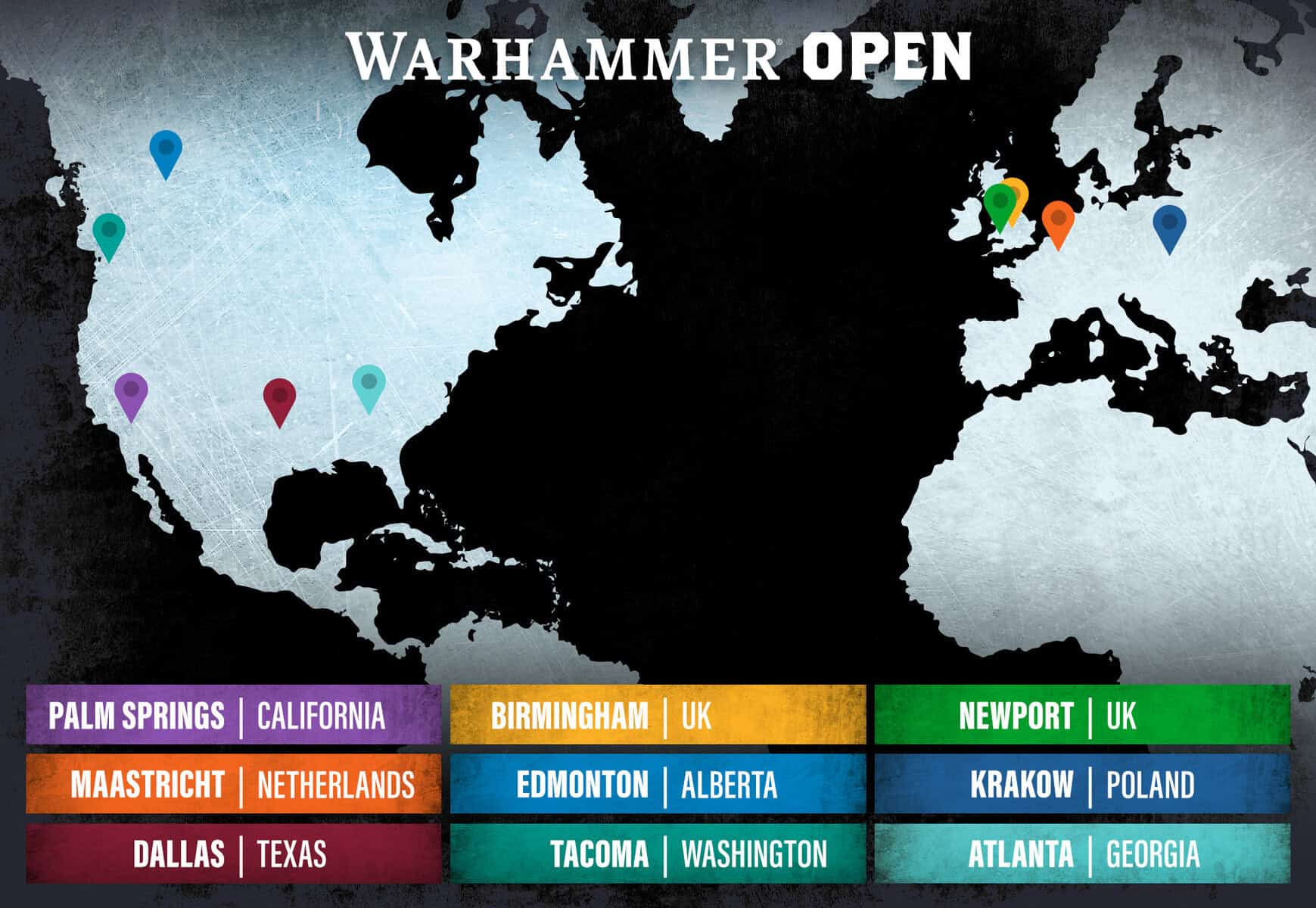 Warhammer Open Palm Springs venue map