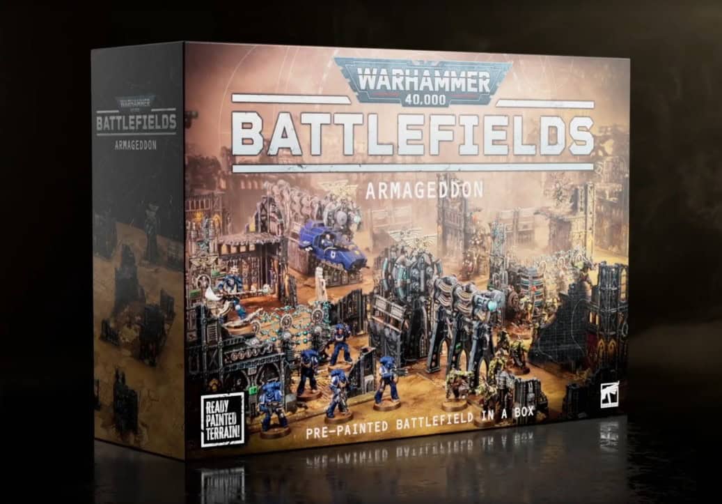 40k pre-painted terrain battlefields armageddon