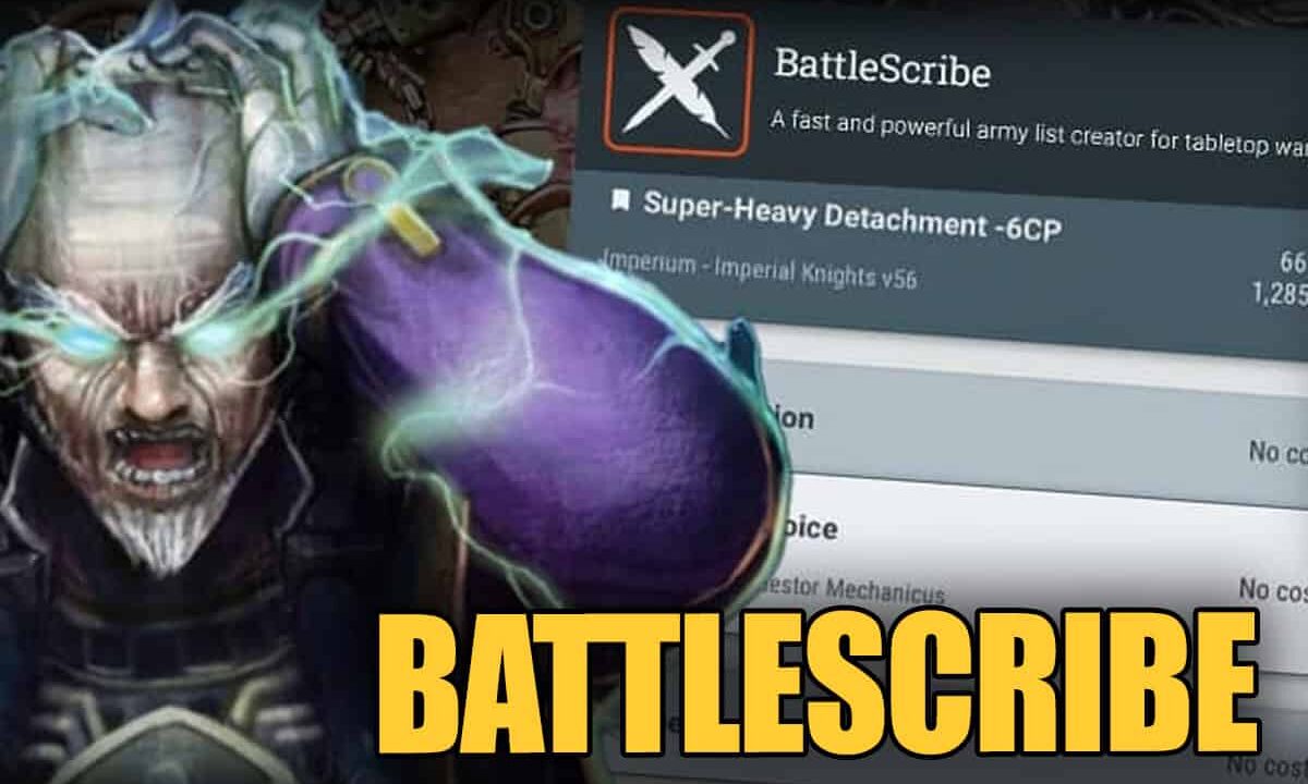 battlescribe 40k army builder