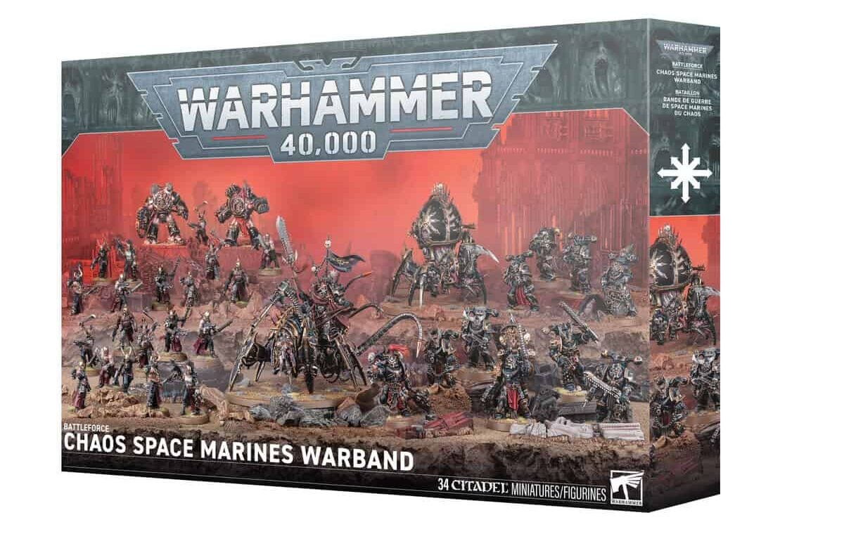 Chaos Space Marines Warband Battleforce box art