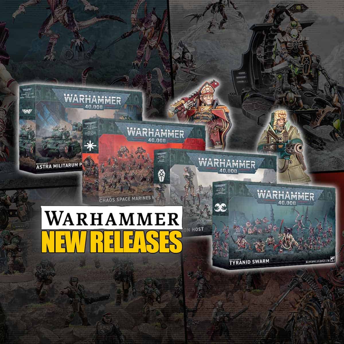 new next week battlefroces and battlegroup ciaphas Cain pre order