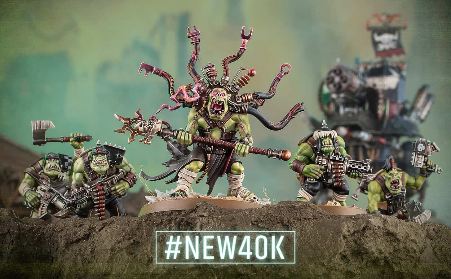 ork boys new40k wal