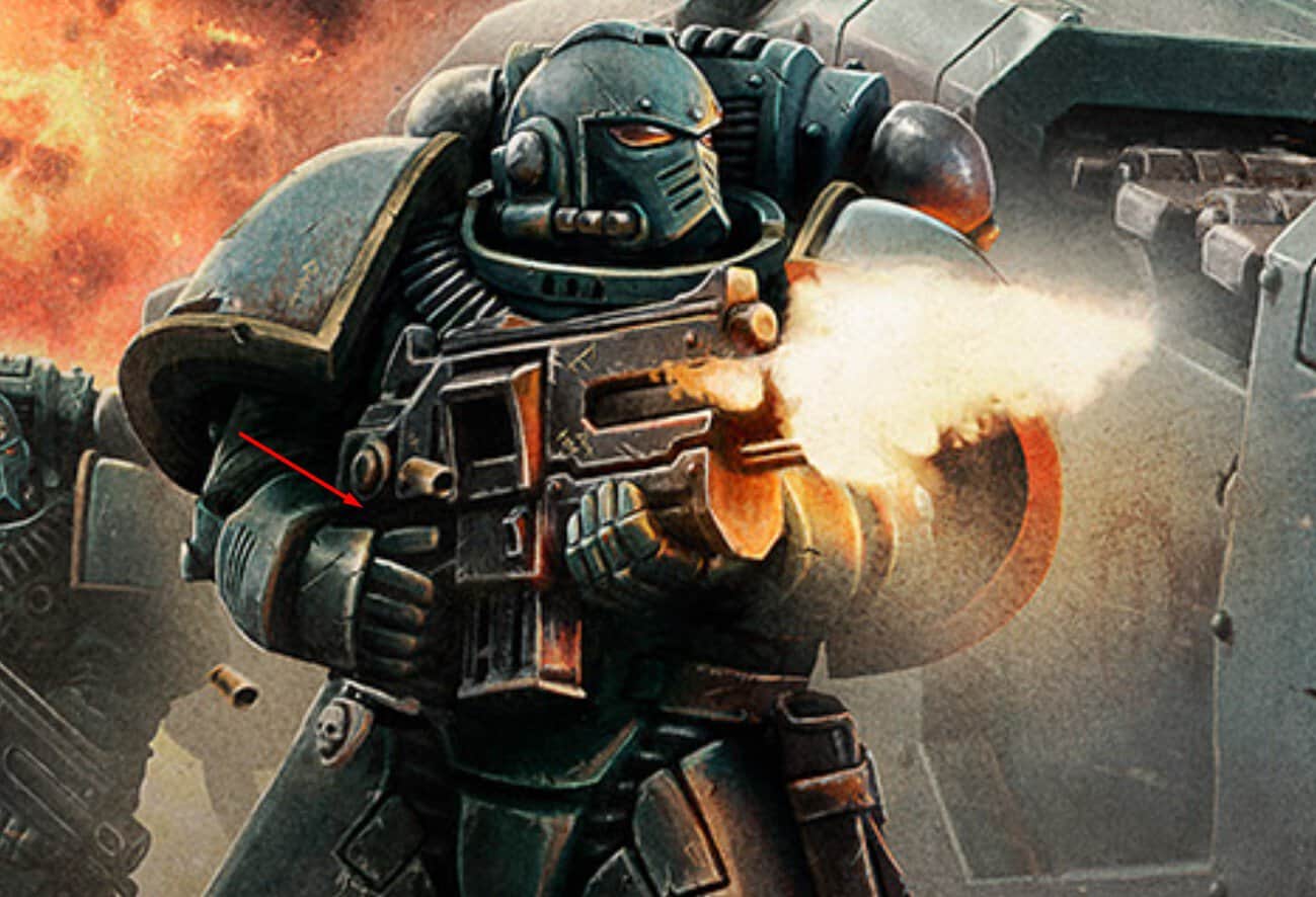 space marine has 6 fingers
