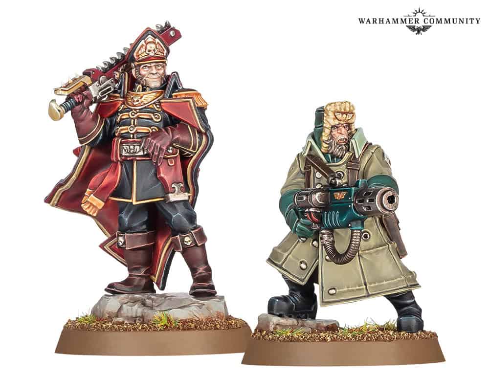 Ciaphas Cain and Jurgen Warhammer 40k miniature reveal