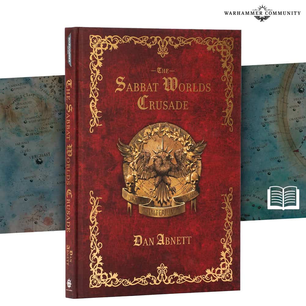 Black Library The Sabbat Worlds Crusade hardback lore book