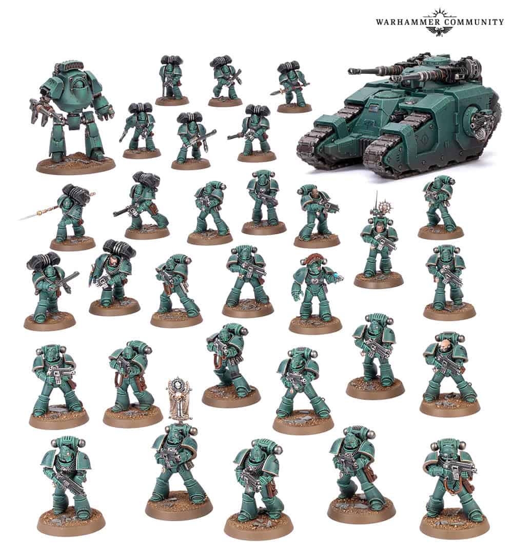 Warhammer Horus Heresy Maximus Battle Group MkIV Space Marines box