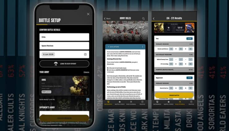 warhammer 40k app breakdown of 11th edition