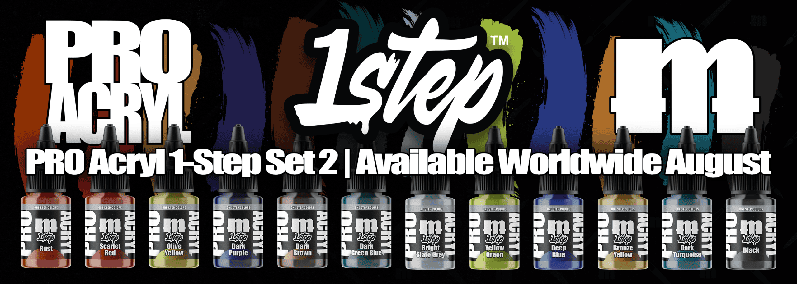 PRO Acryl 1-Step Set 2 available August banner