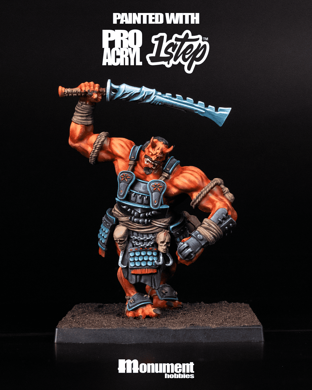 Miniature painted with PRO Acryl 1-Step paints